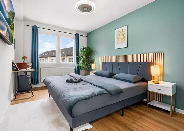 Lejlighed Smart - Near Essen, Oberhausen, Bottrop - Perfect For 6 Guests! Balcony - Netflix - Smart Tv Essen